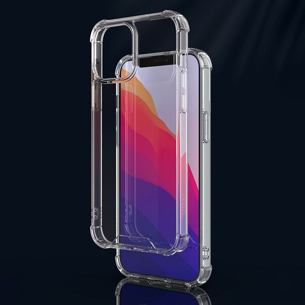 iPhone 15 14 Pro Max прозрачный телефон для Apple 13 12 Samsung Galaxy S22 S23 S24 Plus Примечание 20 Ultra Xiaomi 13 Clear Air Pocket Coard Corner Coque Fundas Back Cover