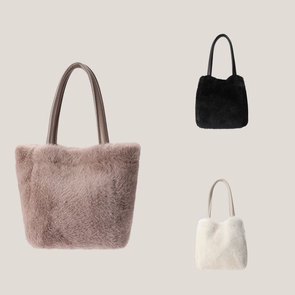 Borsa in peluche da donna di alta qualità Borse uniche personalizzate per le donne Borsa di design in pelliccia rosa vendita calda all'ingrosso 2023 FMT-4048