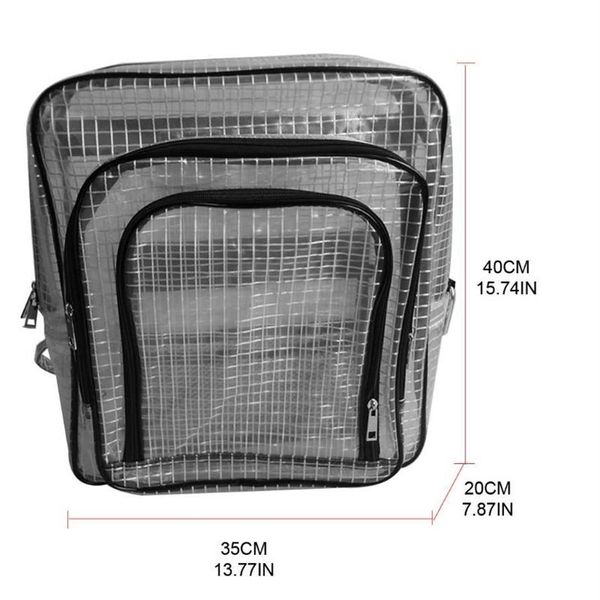 Rucksack, antistatisch, für Ingenieure, Werkzeugtasche, PVC, vollständig abgedeckt, für Computer-Werkzeuge, die im Reinraum arbeiten300I