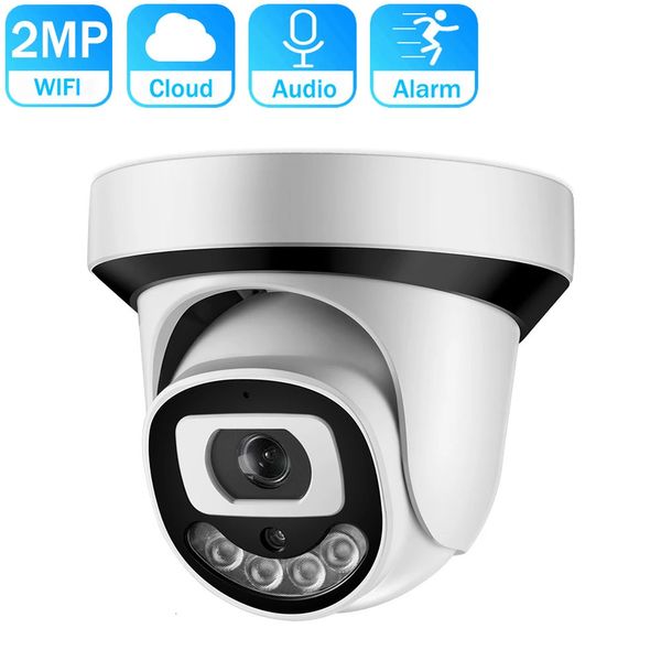 Dome Kameralar HD 1080p Wifi Kamera Kapalı Kubbe Kablosuz Kamera Nightvision İki Yolcu Ses E -posta Uyarısı Icsee Xmeyee Bulut Ev Güvenlik Kamera 231208