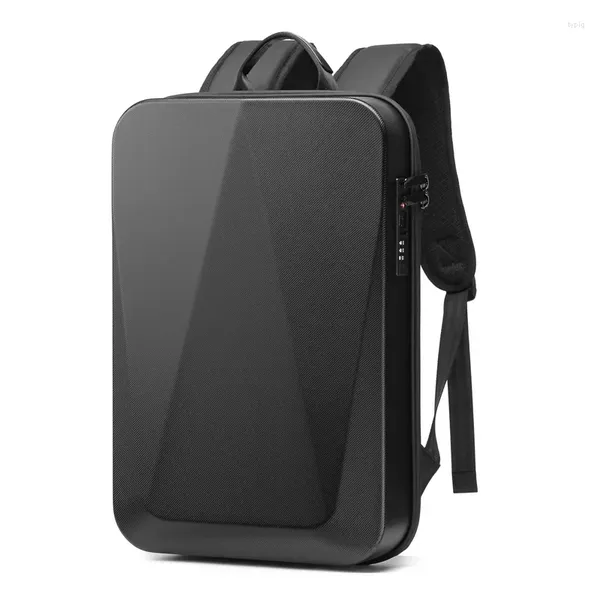Мужской рюкзак с USB-зарядкой, многофункциональный деловой чехол из EVA Materia, противоугонный, водонепроницаемый, большой емкости, жесткий корпус для ноутбука 15,6