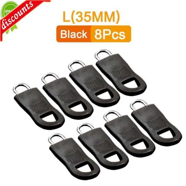 Upgrade 5/8PCS Ersatz-Reißverschluss-Puller-End-Fit-Seil-Tag-Kleidung-Reißverschluss-Fixierer, kaputte Schnalle, Reißverschluss-Kordel-Lasche, Tasche, Koffer, Rucksack, Zelt