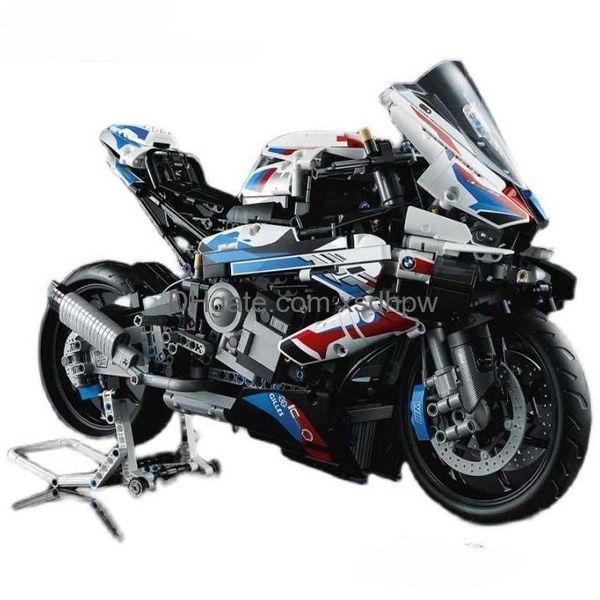 Blöcke Legp Technik M 1000 Rr 42130 Modellbausatz Motorrad Display mit diesem lohnenden Set für Adts Drop Delivery Spielzeug Geschenke B Dhlhi