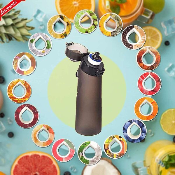Yükseltme 650ml su bardağı hava aromalı spor su şişesi açık hava spor fitness moda meyve aroması su şişesi koku yukarı