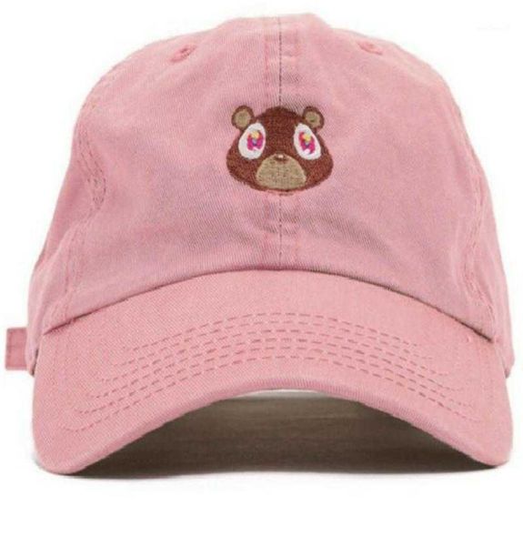 Ye West Bear Dad Hat Güzel Beyzbol Kapağı Yaz Erkekler İçin Yazlar Kadınlar Snapback Caps Unisex Exclusive Release17354744