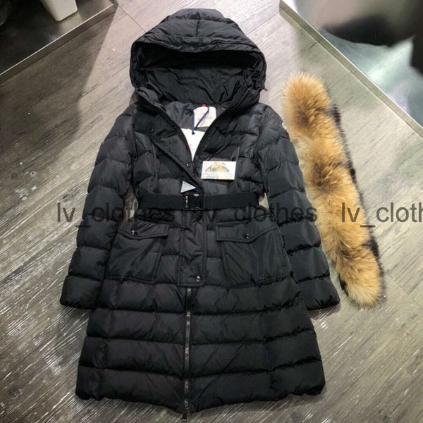 Piumino invernale 2023 Piumino lungo da donna Piumino in piuma d'oca da donna Cappotto parka da esterno spesso e caldo da donna di moda Abbigliamento da strada casual