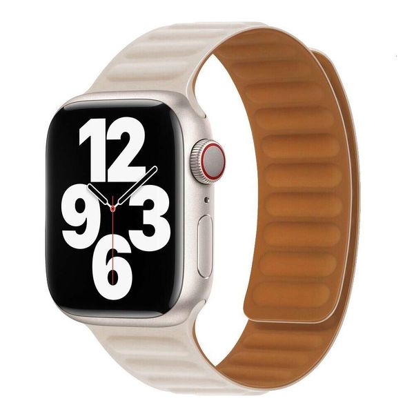 Geeignet für Applewatch Iwatch S7s8 Apple Watch Armband Ripple Silikon Magnetkette