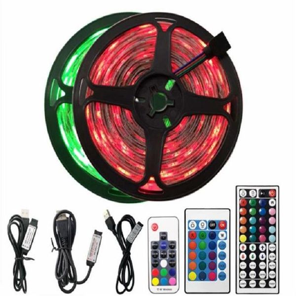 Luz led com usb de baixa tensão 5v 2835rgb tira de luz suave 60 lâmpada correndo cavalo lâmpada gotejamento à prova dwaterproof água tv fundo light2494