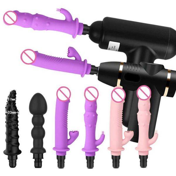 Vibratoren Elektrischer Silikondildo Dick Vaginalvibrator Percussion für erotisches Sexspielzeug Hochfrequenzvibration Männlicher Anal Butt Plug 231209