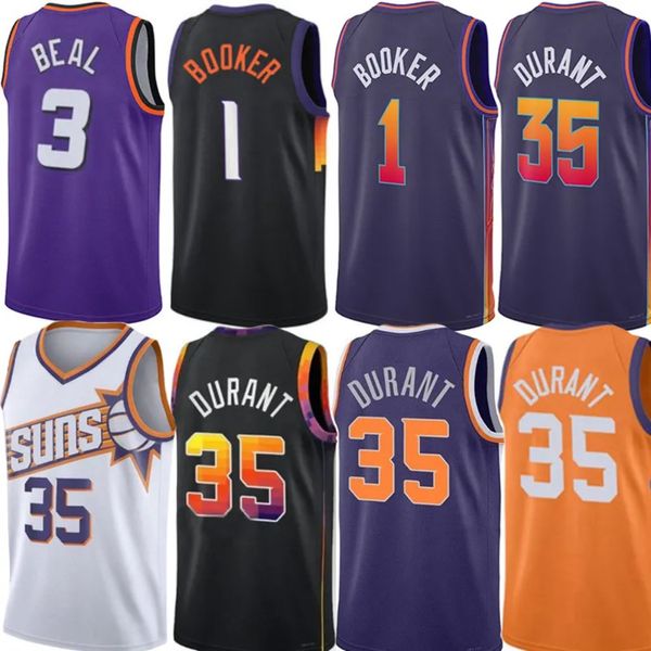 Bambini Devin Booker Baskebtall Maglie Uomo Kevin Durant Bradley Beal PHX Phoenixs Bol Josh Okogie Yuta Watanabe Jusuf Nurkic Eric Gordon Maglia