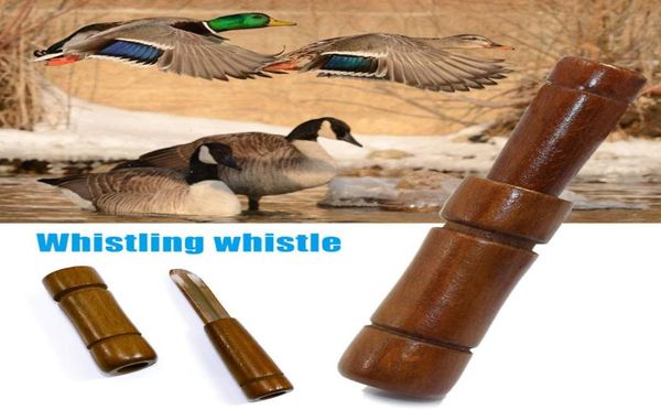 Apito de chamada de caça de pato de madeira Mallard Buck Dog Whistles Ferramenta de caça 55 B2Cshop9843657