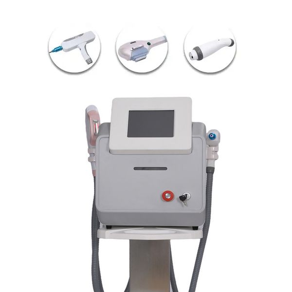 Wholesale Price Painless OPT IPL Hair Removal Picosecond Tattoo Washer Equipment RF Skin Tightening Face Lifting 3 Handles Anti-aging Machine