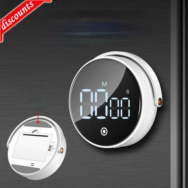 Aktualisieren Sie den magnetischen Küchentimer, LED-Digitaltimer, manueller Countdown-Timer, Wecker, Kochen, Dusche, Studium, Fitness, Stoppuhr, Zeitmeister