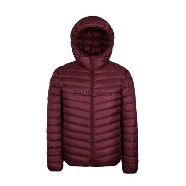 Piumino da uomo Parka Piumino da uomo 2023 Nuovo 90% piumino d'anatra bianco super leggero Piumino leggero da uomo Cappotto termico con cappuccio Cappotto di piumeL231209