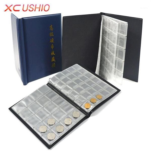 Sacos de armazenamento Coleção de moedas inteiras Livro de abertura Estoque 250 Moeda Bolso Dinheiro Penny Bag Collect Holder214m