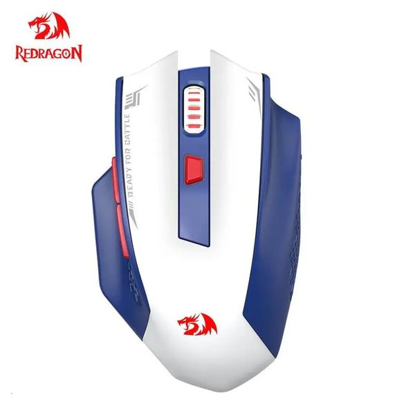 Mäuse REDRAGON G62 USB-Unterstützung Bluetooth 2.4G Wireless Gaming Mouse 26000 DPI 6 Tasten programmierbar für Gamer Mäuse Computer Laptop PC 231208