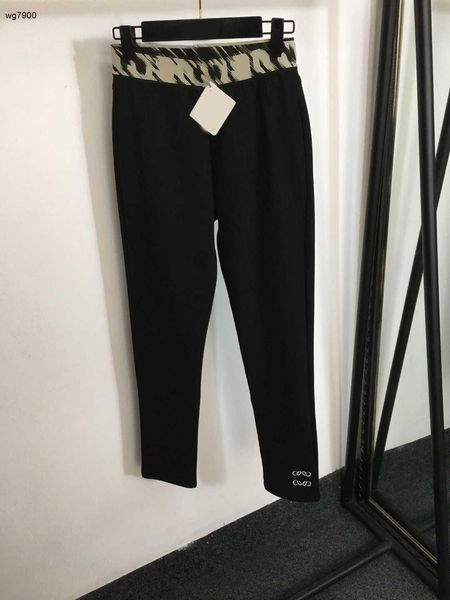 leggings pantaloni da donna pantaloni della tuta firmati Pantaloni con ricamo logo fettuccia Lettera Pantaloni slim slim stretch con piedi 8 dicembre Nuovi arrivi