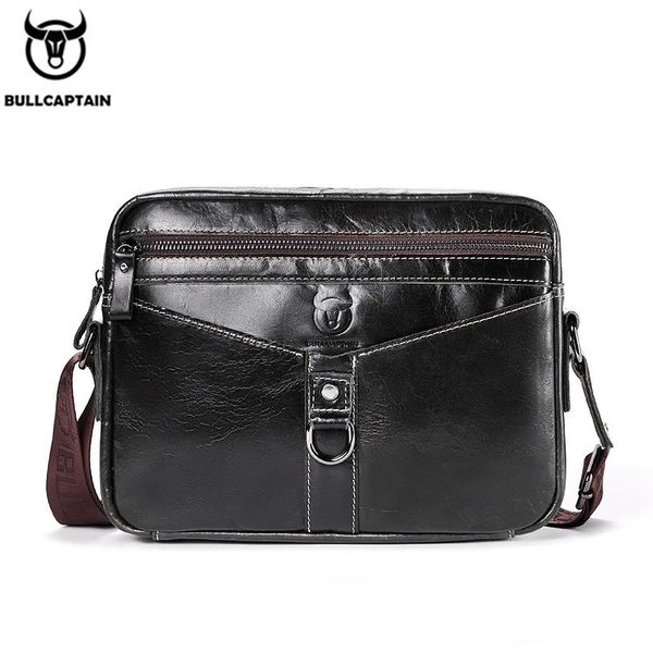 Borse da sera Bullcaptain Borsa a tracolla da uomo in vera pelle da uomo Borsa da viaggio per laptop di marca Borse a tracolla casual con pochette JYB037 231208