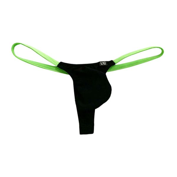 Tanga de cintura baixa macia e confortável modal para homens sexy saco t calças gay roupa interior dos homens jockstrap