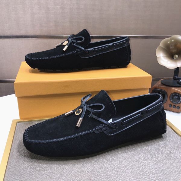 10model 2024 borla vestido sapatos masculinos marca de luxo designer mocassins preto estilo britânico mocassim fundo grosso salto baixo boate festa sapatos masculinos 38-46