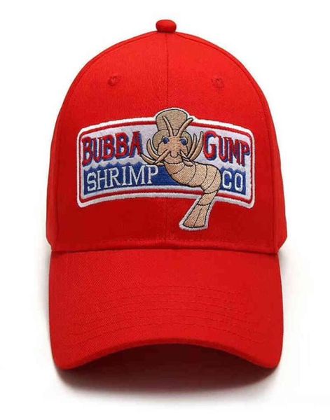 Mode dign 1994 Bubba GMP Garnelen men039s Baseball Hut Frauen039s Sport Sommer bestickt lässig Forrt Gump hat2144997