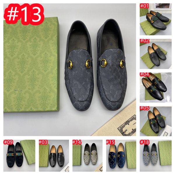 Mocassini con doppia fibbia da uomo di lusso di lusso Scarpe in vera pelle Marrone nero Scarpe eleganti da uomo firmate casual Slip On Scarpe da uomo da sposa taglie forti 38-46