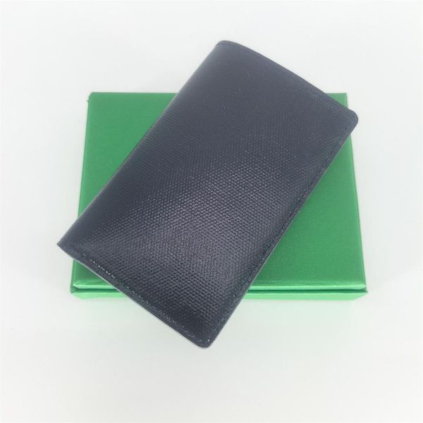 Homens clássicos homens bifold credit credit cartas de luxo titular de moda mini dessinger titular de carteira pequena carteira slim carteiras wtih box291x