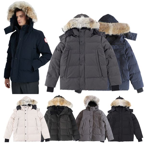 2024 abiti firmati di alta qualità Canada G29 Wyndham Parkas Cappotto da uomo Lupo Vera pelliccia Piumino da donna Fusion Fit Inverno caldo Cappotti da donna