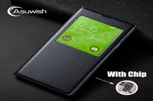 Smart View Flip Cover Leder Handyhülle für Samsung Galaxy S5 Galaxys5 Galaxi S 5 SM G900 G900F G9006V G900FD SMG900F SMG9001577185