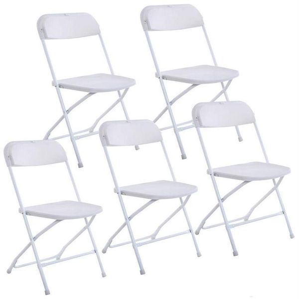 Yeni Plastik Katlanır Sandalyeler Düğün Partisi Etkinlik Sandalyesi Ticari Beyaz Gyq184f