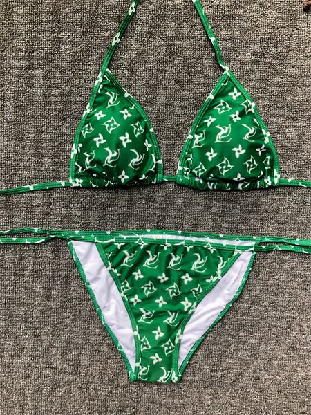 Sexy Damen-Designer-Bikini-Sets, modischer Badeanzug im Split-Stil, Badebekleidung, Strand-Damen-Bikini-Badeanzug mit Trägern