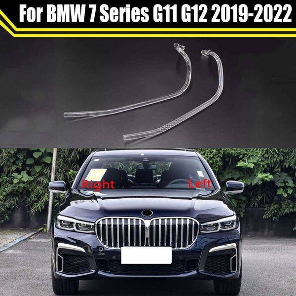 Для BMW 7 серии G11 G12 2019-2022 автомобильные направляющие пластины DRL, трубка дневных ходовых огней, полоса дневных ходовых огней автомобиля