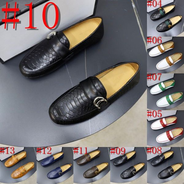 37 modelo sapatos de couro designer homens mocassins sapatos 2024 verão moda sapatos masculinos de couro de alta qualidade clássico confortável sapatos casuais