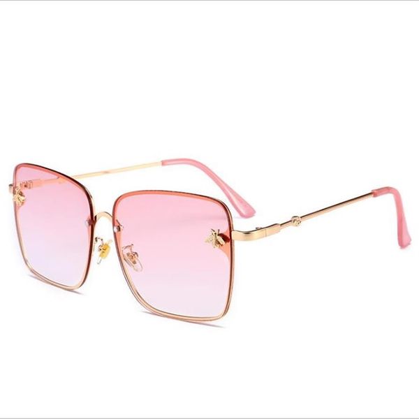 Óculos de sol quadrados inteiros marca designer plástico quadro lentes de resina moda óculos com casos e box286r