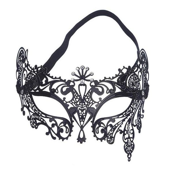 Цельнометаллические маскарадные маски Элегантная металлическая лазерная резка Венецианский бал Маскарадная маска на Хэллоуин КАЧЕСТВО FIRST282K