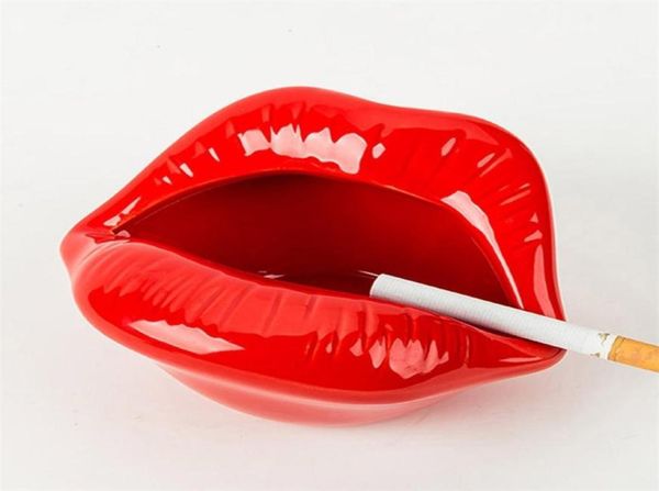 Yefine sevimli dudaklar kültah seramik yaratıcı tasarım seksi ağız ekici saksı masaüstü dekorasyon 2109028209932