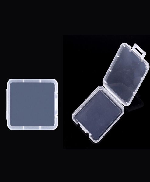 Shatter recipiente caixa de proteção caso cartões de memória caixas ferramenta plástico transparente armazenamento fácil de transportar9527560