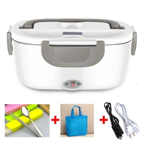 12 V 24 V 220 V In Acciaio Inox Elettrico Bento Lunch Box Weated Caldo Auto Termica Lunchbox Contenitore Per Alimenti Portatile Ufficio Scuola Kid S2928