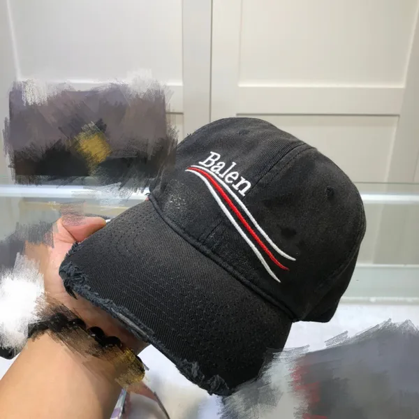 Moda lüks erkek tasarımcı beyzbol kapağı mektup nakış moda kadınlar rahat snapback ayarlanabilir kubbe kot siyah erkek tasarımcıları kapaklar serin sokak kıyafetleri