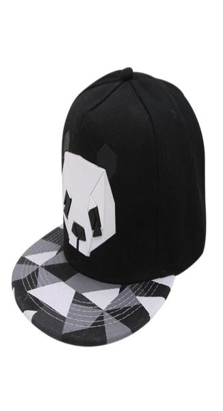 2018 Cartoon Panda Einstellbare Baseball Caps snapback casquette Hüte Für jugend Männer Frauen Tanz tier Kappe Hip Hop Sonne Knochen hut9440217