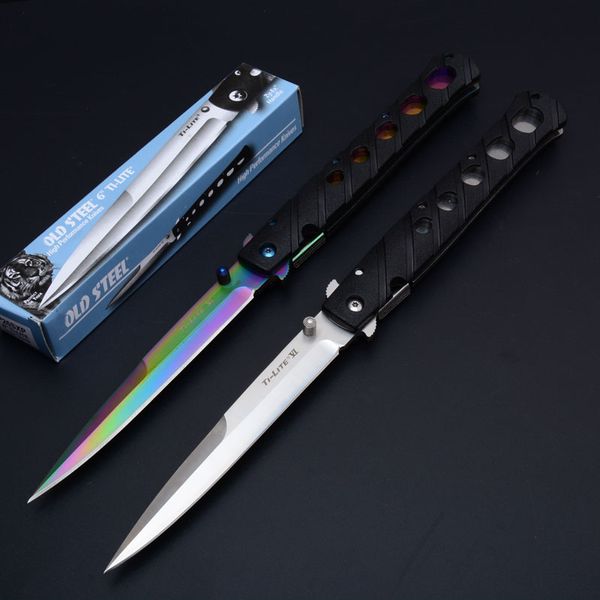 Co1d Steel 6 Inch blade TI-LITE 26SXP AUS-8A Blade tactical folding knife Outdoor Camping Pocket Military Knives