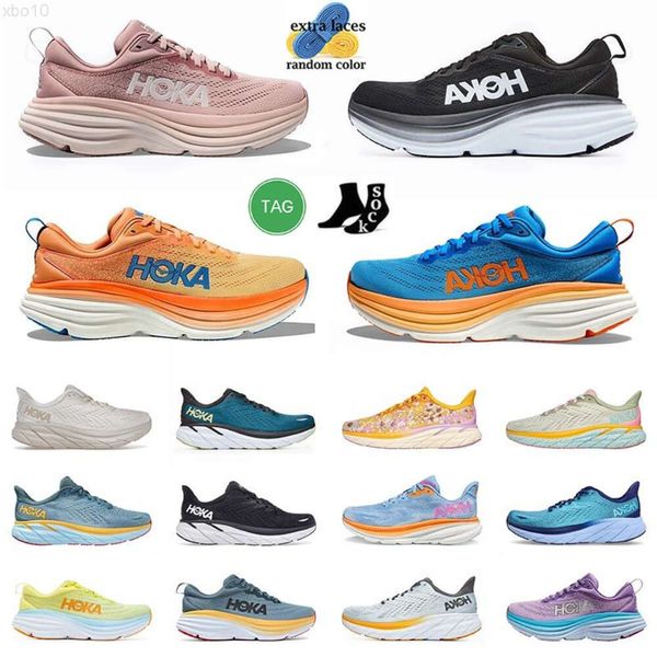 Top kostenloser Versand Laufschuhe HOKA Damen Hokas Clifton 9 Bondi 8 One Run Schuh Herren Kawn Carbon X X2 Free People Schwarz Orange Blau Lila Cloud White Dhgates Trainer