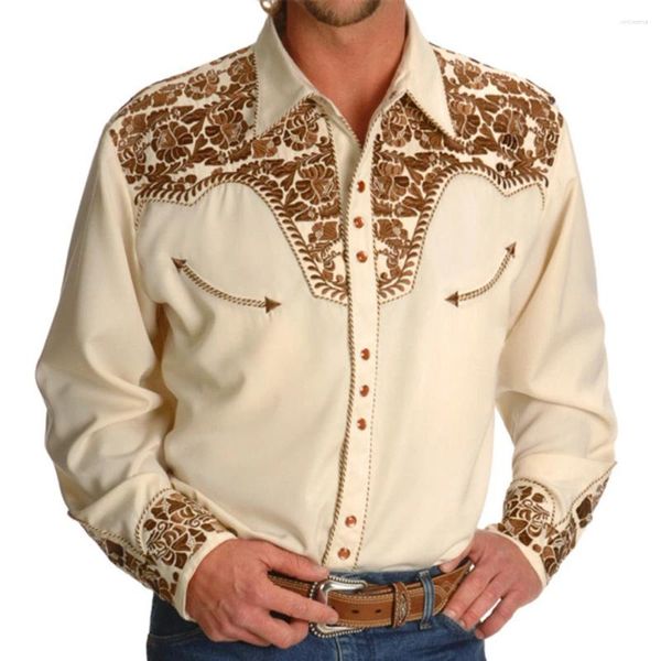Männer Hemden Kleidung Männer Tops Westlichen Arbeitskleidung Bluse Marke Atmungsaktive Taste Unten Casual Kleidung Comfortabe Hemd Männlich