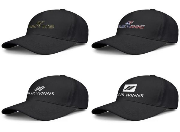 Dört Winns Logo Erkek ve Kadın Ayarlanabilir Kamyoncu Cap Golf Spor Takımı Orijinal Beyzbolhatlar ABD Bayrak Yeşil Kamuflaj Gold7219479