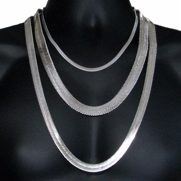 Mens Hip Hop Herringbone Gold Chain 75 1 1 0 2cm Silver Gold Color Herringbone Chain Statement Necklace High Quality Jewelry299v