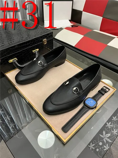 34modelli di lusso da uomo formali classici sorrisi firmati scarpe in pelle moda mocassini tinta unita matrimonio uomo ufficio designer abito casual con spedizione gratuita