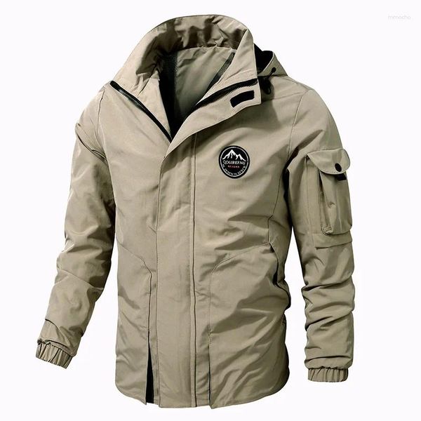 Herren Jacken Mode Tragen Mantel Freizeitjacke Mit Kapuze Top Outdoor Bergsteigen Freizeit Reisen Warme Übergroße Mäntel