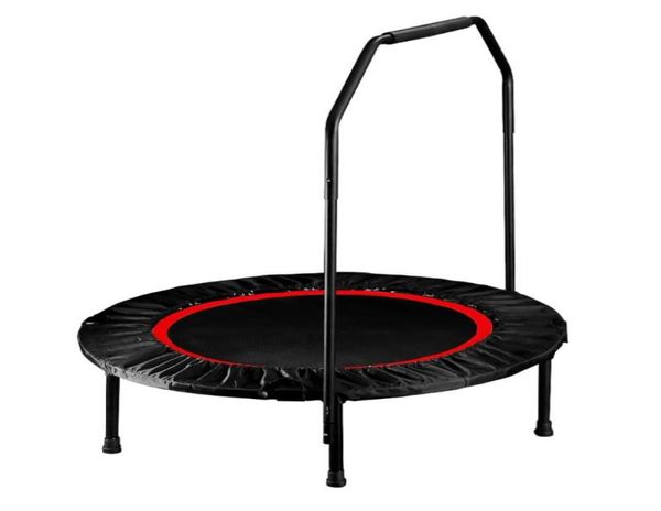 Mini trampolino pieghevole per rimbalzo fitness con manico in schiuma Trampolino per esercizi di salto per bambini Adulti Gioco per interni1439567