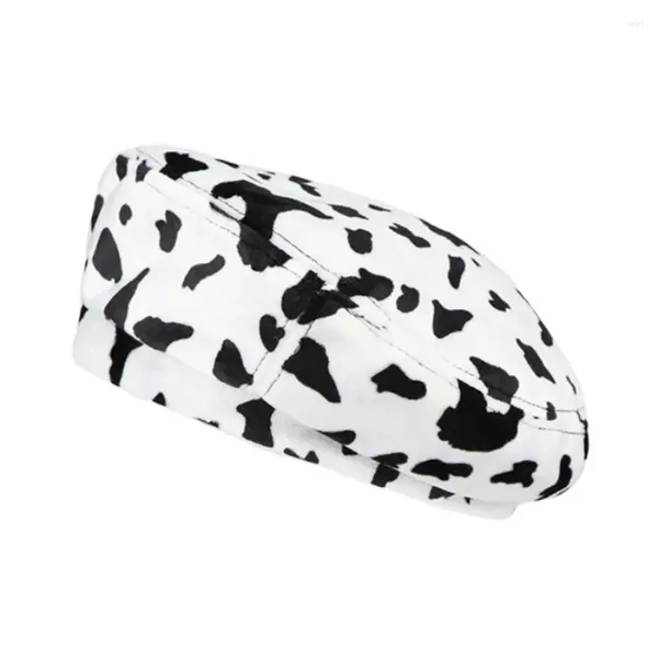 Berretti Uomo Pittore Cappello a Fungo Mucca Zebra Modello Stampa Berretto Osso Autunno Inverno Donna Kpop Streetwear Beanie Hip Hop Caps