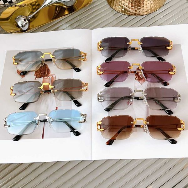 Óculos de sol feminino óculos masculino óculos acessórios de verão moda guarda-sol espelho designer para mulheres presentes de festa 11 de dezembro hqjd hi-q